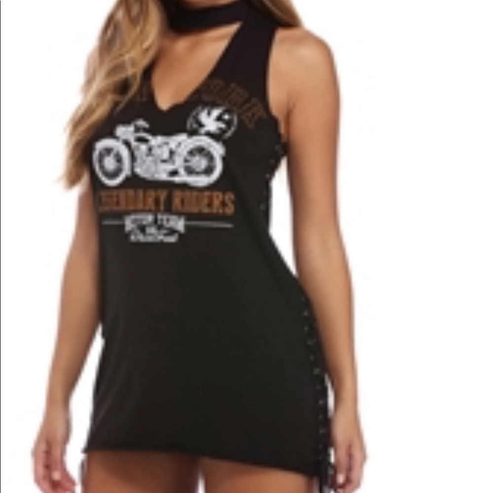 Biker dress.